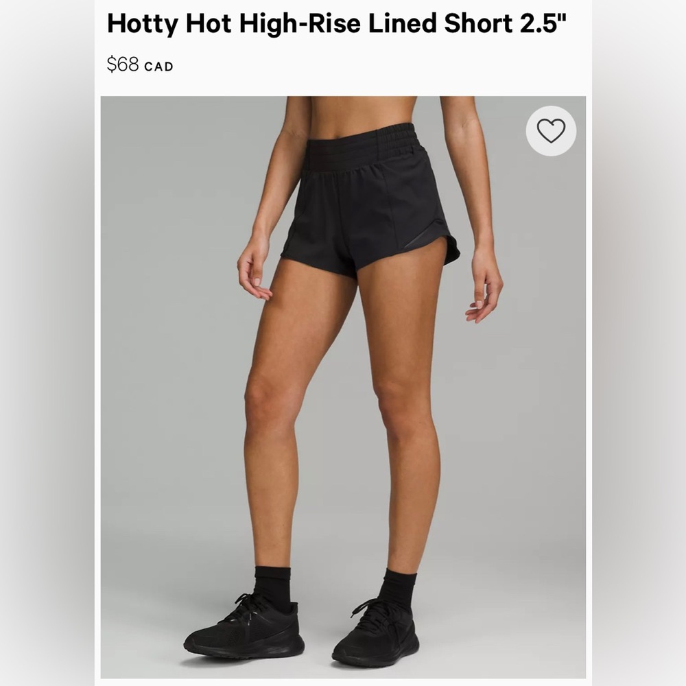 Lululemon running shorts